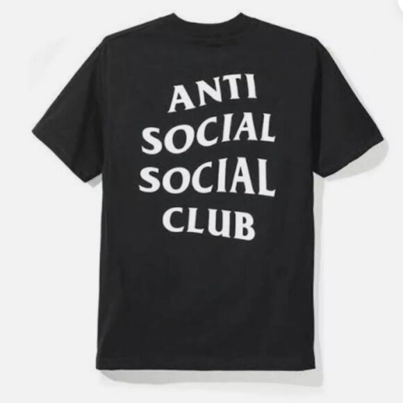 Anti Social Social Club X Undefeated "Club Undefeated" Tee Black 100% authentic - Picture 2 of 6